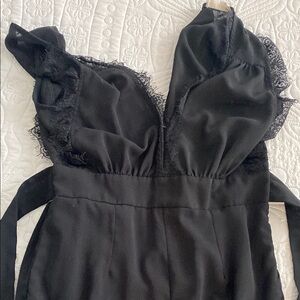 Stylish Black Lace Dress